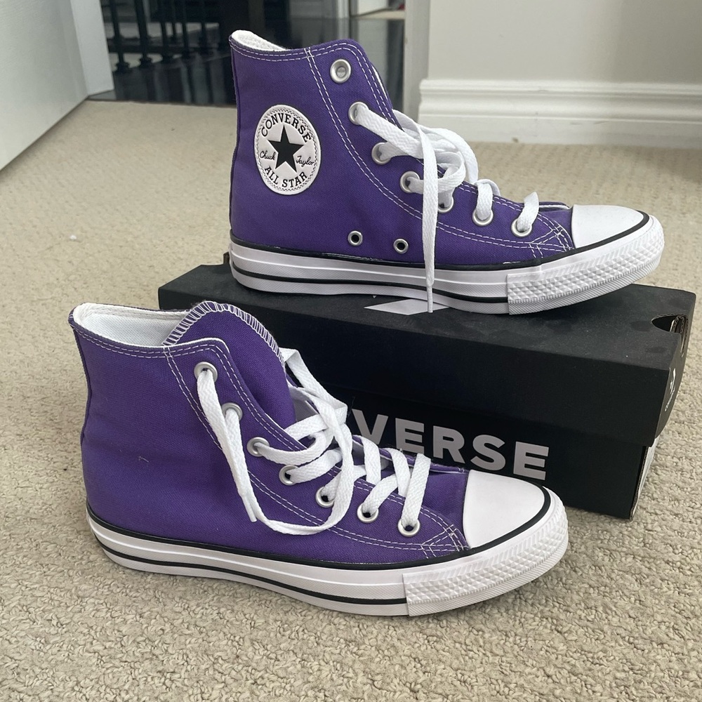 Electric Purple Converse